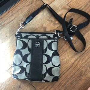 Used black coach crossbody